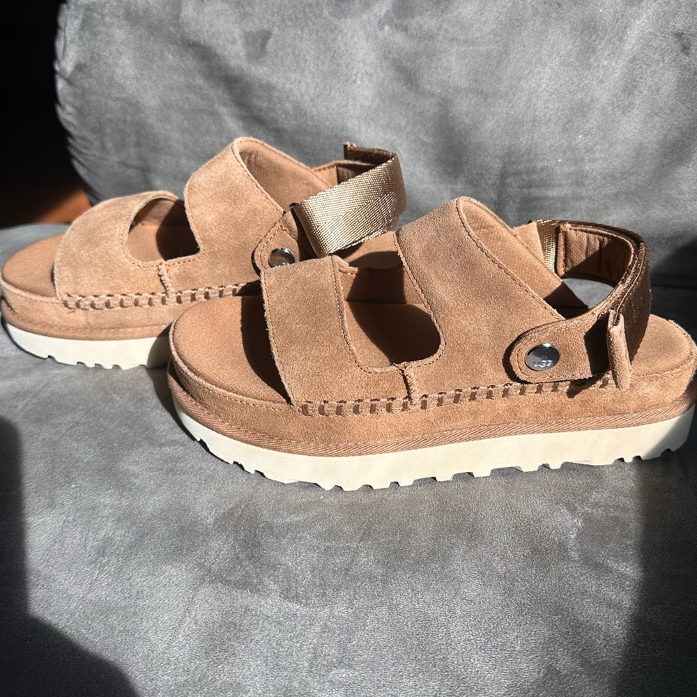 UGG Tan Suede Sandals